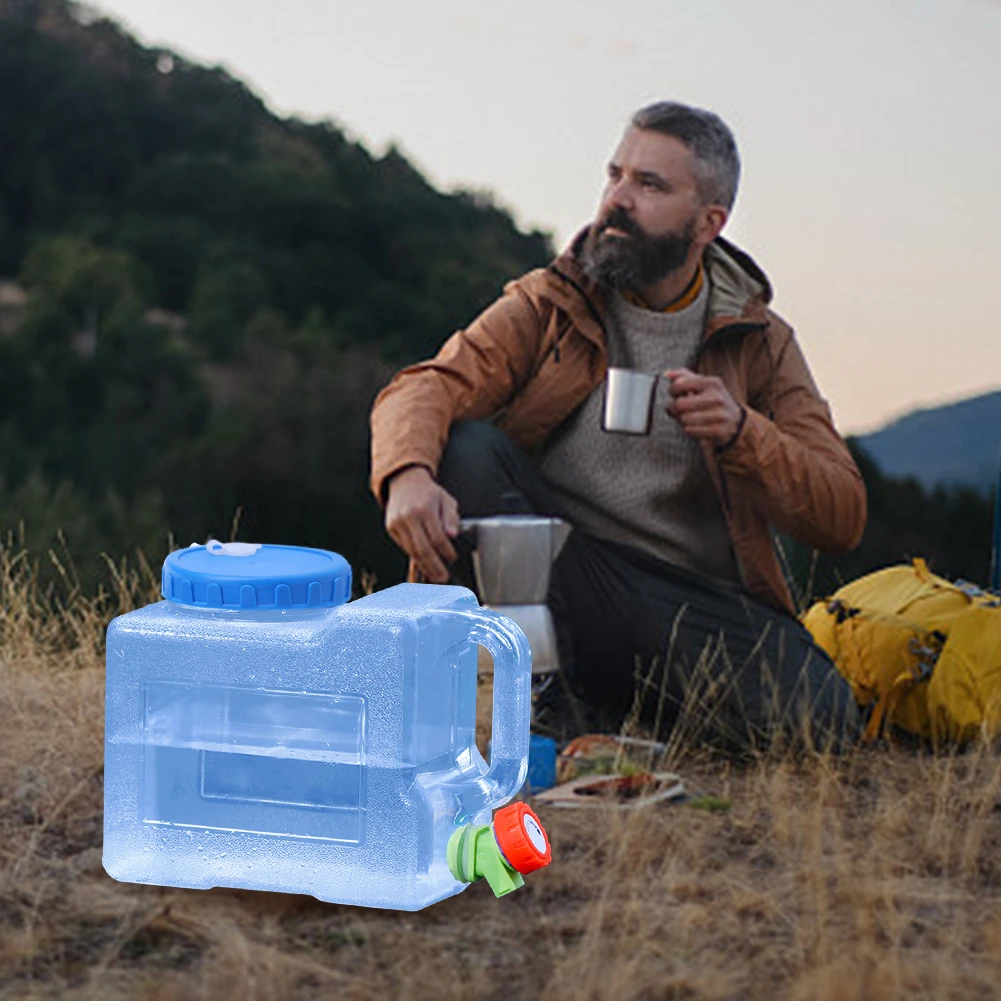 حاوية مياه محمولة سعة 3 لتر، إبريق مياه الشرب متعدد الوظائف، حاوية تخزين مياه مانعة للتسرب للمشي لمسافات طويلة وجولة القيادة الذاتية