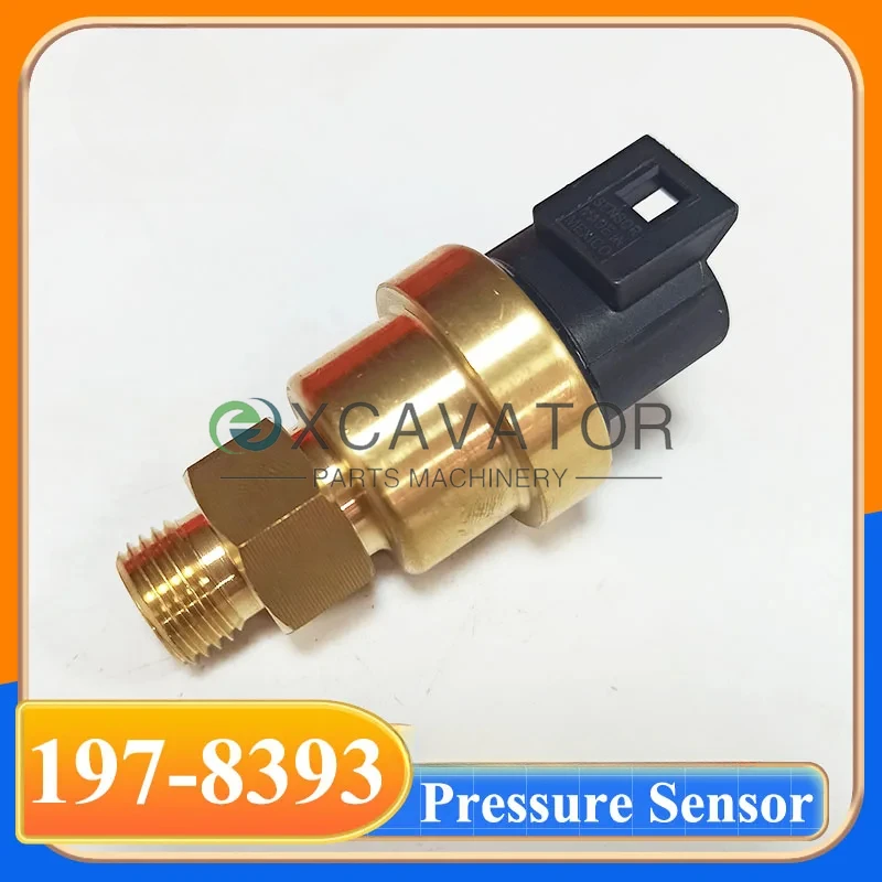 

Pressure Sensor 161-1703 1611703 197-8393 1978393 for C7 C9 Engine 324D 325D 329D 330C 336D Excavator