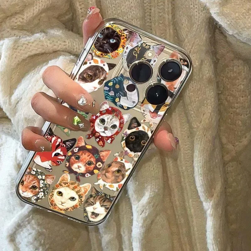 Phone Case For Motorola Moto Edge 40 Pro G53 G30 G32 G73 G72 G71 G22 G52 G60 G60S G9 Play Plus Shell TPU Black Cat view 4