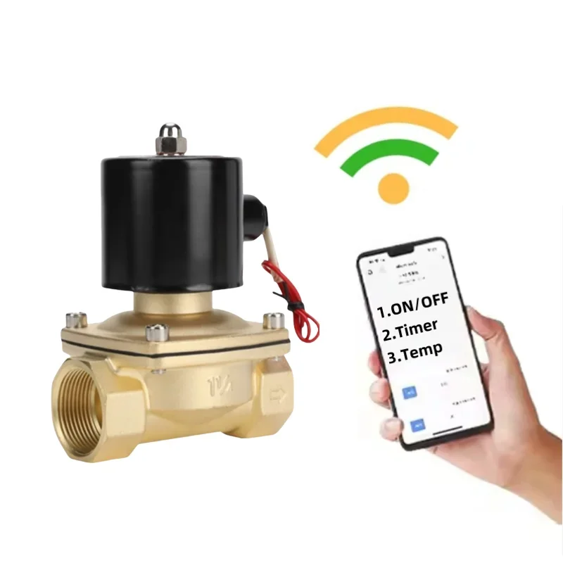

0.5W 3w no heat WIFI energy saving Parker type brass solenoid valve normally on/off brass solenoid valve spot