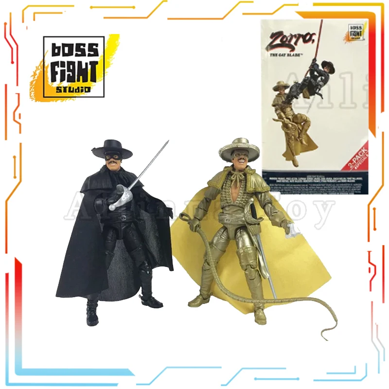 

Boss Fight Studio выпускает готовые подвижные фигурки серии 1/18, модели персонажей Zorro Brothers, праздничные подарки.