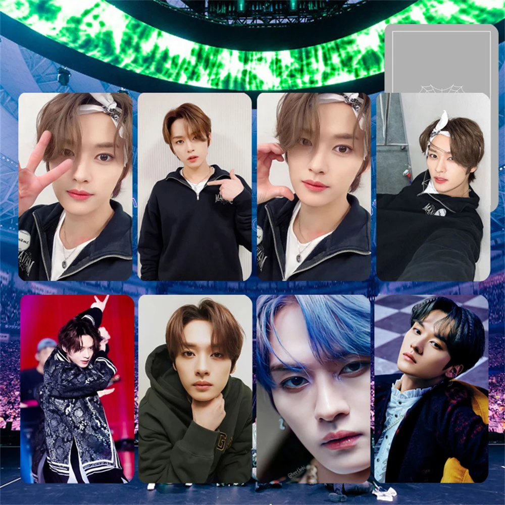 8pcs Kpop Photocard Felix Hyunjin Bangchan Lee Know Changbin Maniac Album LOMO Card Double Sides Small Card Gift Fans Collection