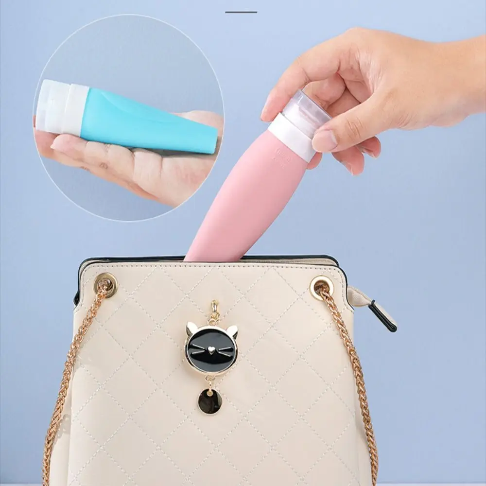 Silicone Travel Bottles New Portable Mini Refillable Bottle Leak Proof 60/90ml Squeeze Containers