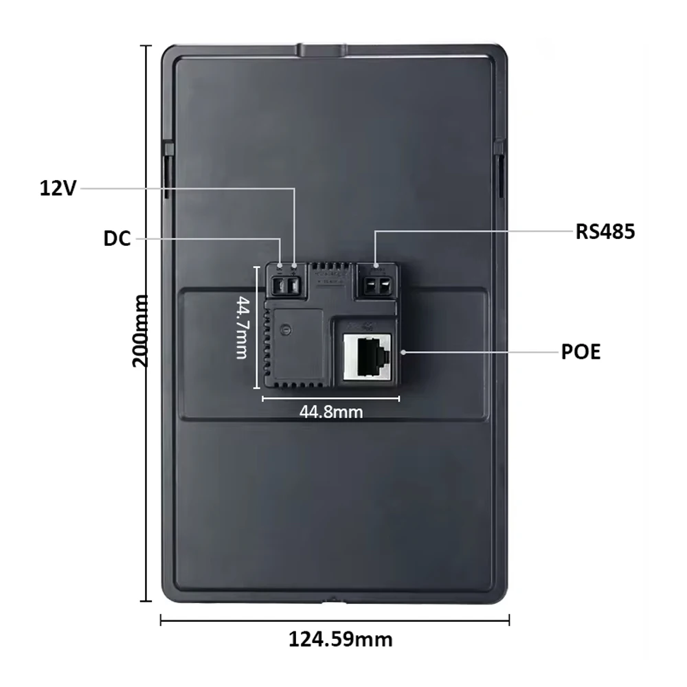 Imagem -05 - Smart Home Painel de Controle Tablet Poe Android 11 os Tela de Toque Câmera Rs485 Adequado para Caixa de Parede 86 101