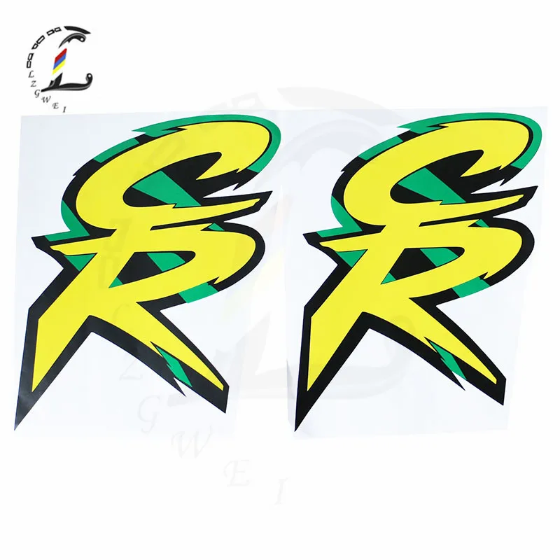 دراجة نارية على الطرق الوعرة خزان الوقود ملصقا لهوندا CR125 CR250 مائي خزان الوقود ملصقا مقاوم للماء