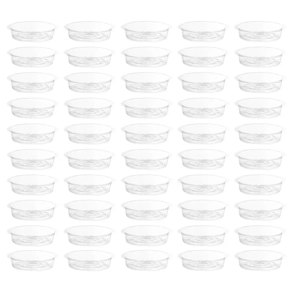 

50pcs Plastic Pot Tray Pot Holder 6 Inch Plant Tray Saucer for 13cm Diameter Plastic Flowerpot Plate Pots Garden Decoration