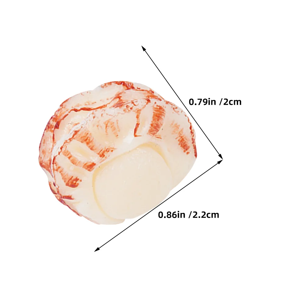 Camarones falsos realistas de comida simulada para niños, juego de simulación, cocina artesanal, decoración de comida educativa Montessori, cocina, 10 Uds.