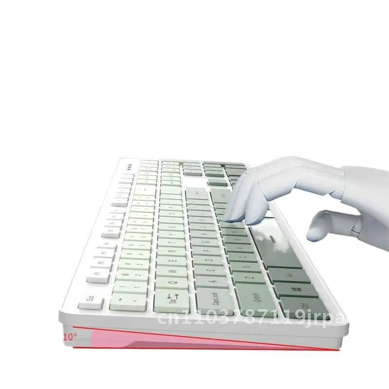 

Wireless Keyboard And Mouse Set for Desktop Laptop E-sports Gaming Mute Design Office Use Suitable for Men Women Students