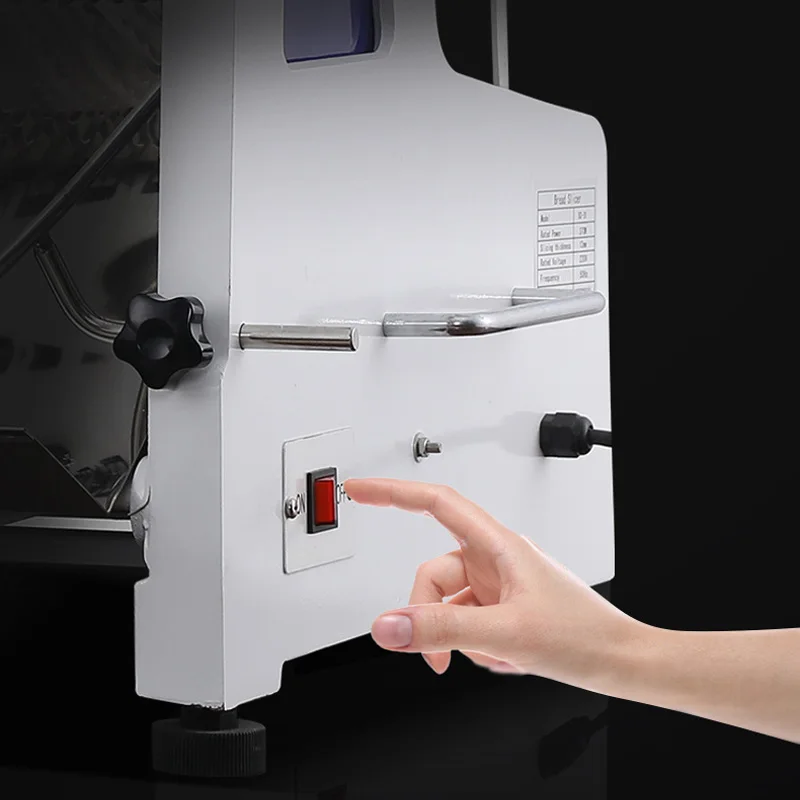 

Электрический слайсер для тостов с толщиной нарезки 12 мм, оборудование для нарезки хлеба, коммерческое хлебопекарное оборудование, 31 лезвие (на заказ)