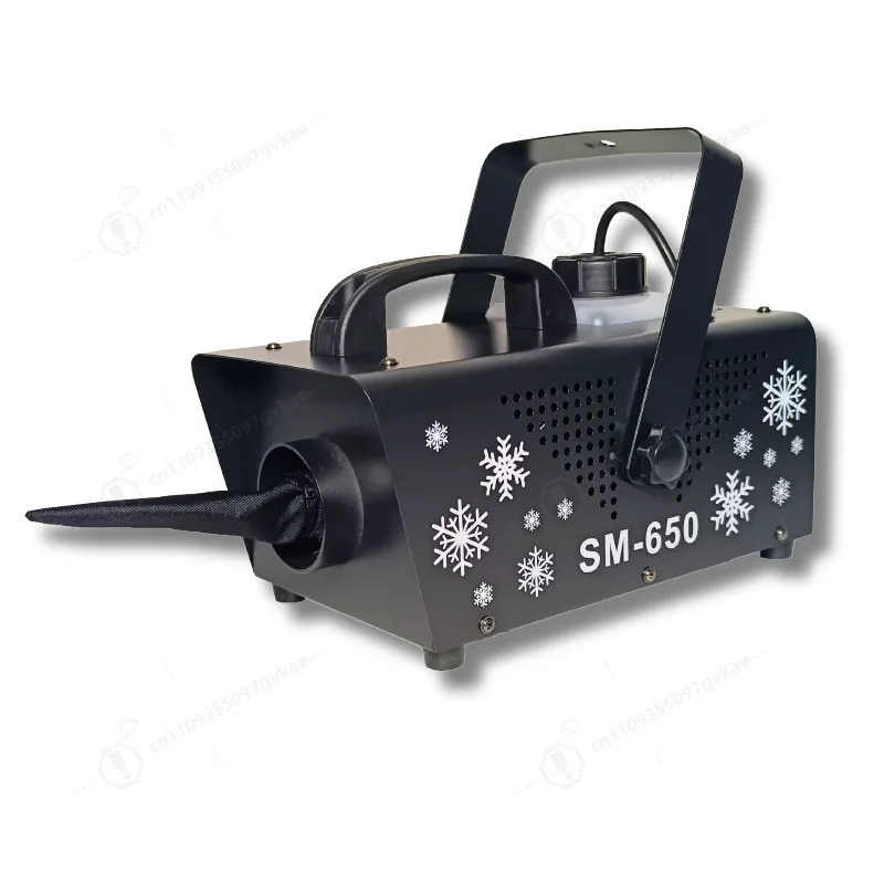 650W Wedding Snowflake Machine Indoor and Outdoor Simulation Snowmaking Machine Christmas Stage Small Artificial Snow Equipment