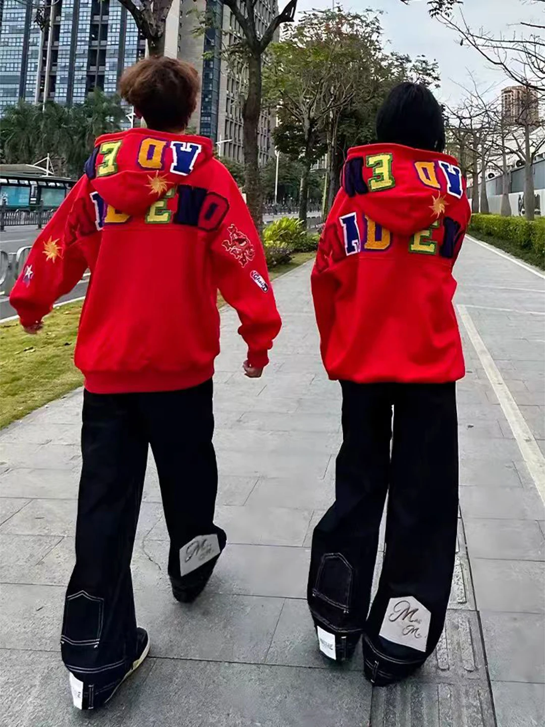 

Винтажные мужские джинсы прямого кроя с эффектом потертости, ретро-брюки свободного кроя для пар, повседневная одежда