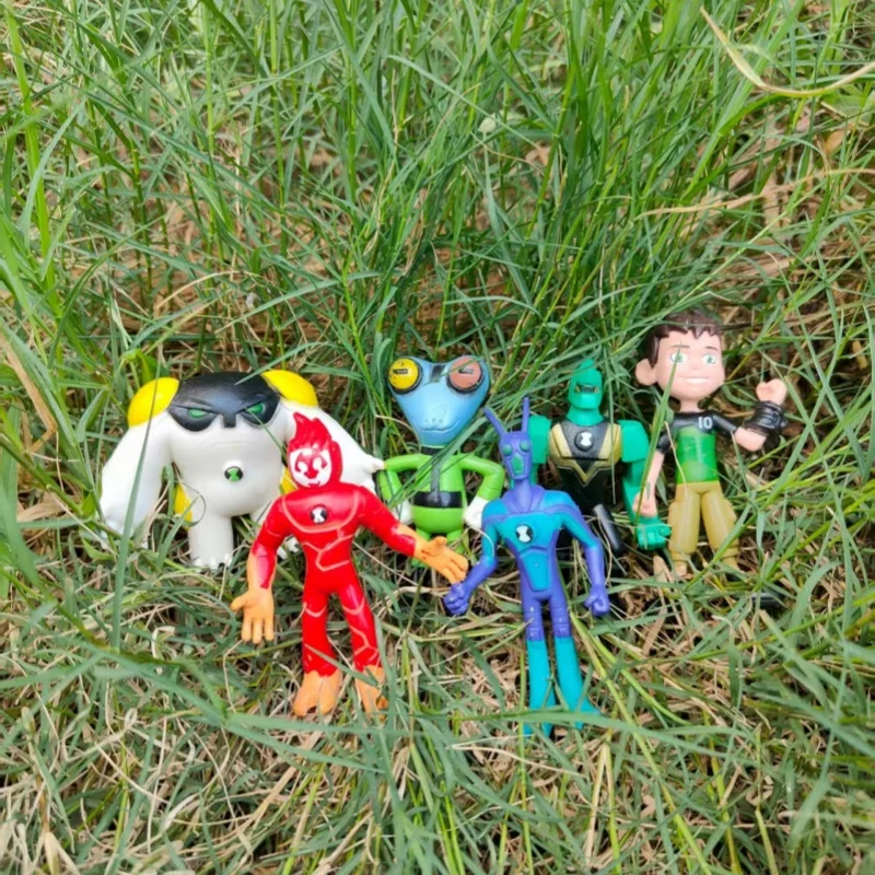 6 teile/los 10 CM Ben 10 Schutz der Erde Familie Action-figuren Ben10 statue PVC modell puppe Brinquedos Spielzeug kinder kinder beste geschenk