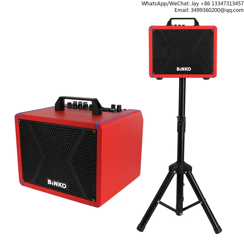 

Amplifier Module Speaker Multi Effect Soundbox Acoustic Guitar Amp Loudspeaker Support USB/AUX/BT/Dual Live Input Speakers