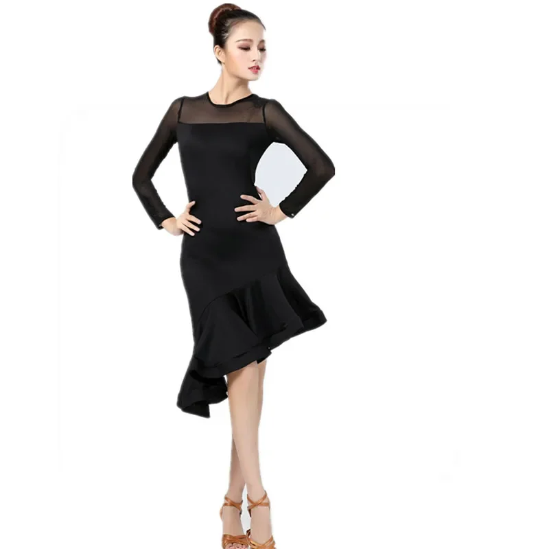 2019ใหม่สำหรับผู้ใหญ่ผู้หญิงชุดเดรสเต้นรำละตินคอสตูม samba ละตินบอลรูมคอสตูมแทงโก้ชุดเดรสเต้นรำ