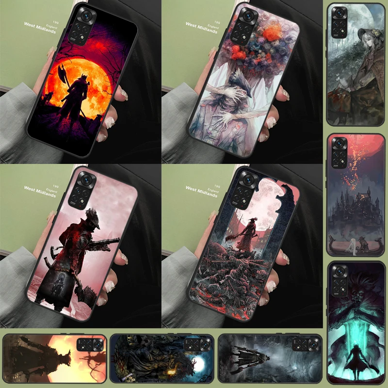 Bloodborne Dark Souls Case For Redmi Note 12 Pro 8 9 10 11 Pro Note 12S 11S 10S 9S 8T Redmi 12C 10C 10A 9C Cover