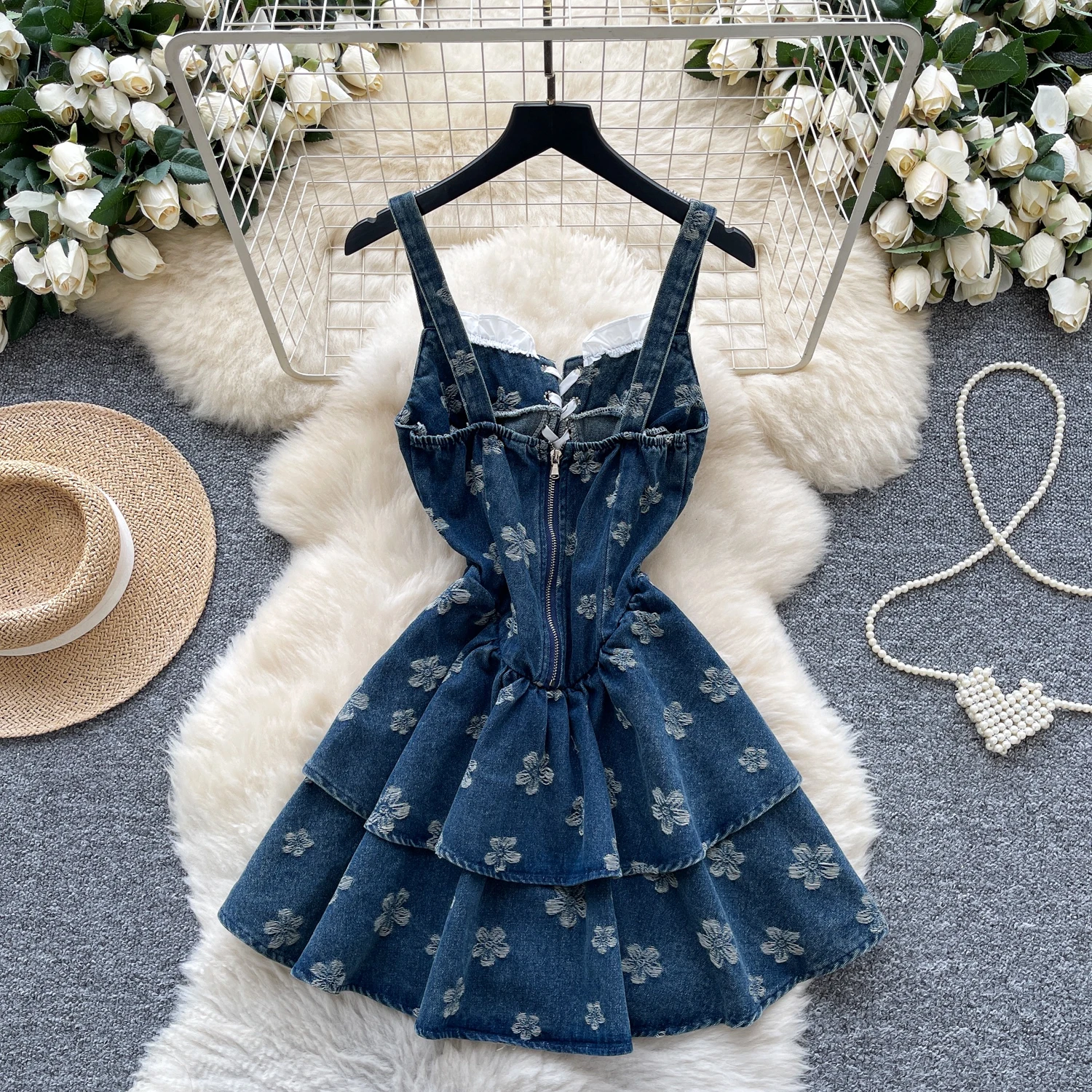 

Elegant Edible Tree Fungus print Dress Korean Fashion Party Vestidos Chic Summer Sexy Tight Women Hip Wrap Dress