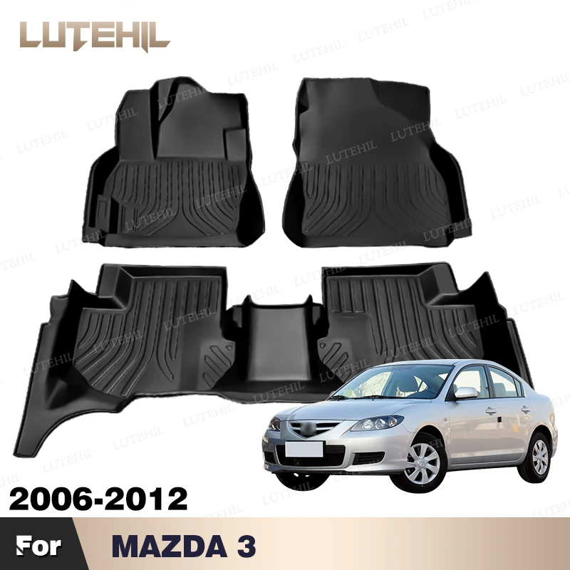 

Изготовленный на заказ автомобильный коврик из ТПЭ для MAZDA 3 2006-2012 11 10 09 08 07, ковровый чехол, водонепроницаемая внутренняя защита, аксессуары, детали
