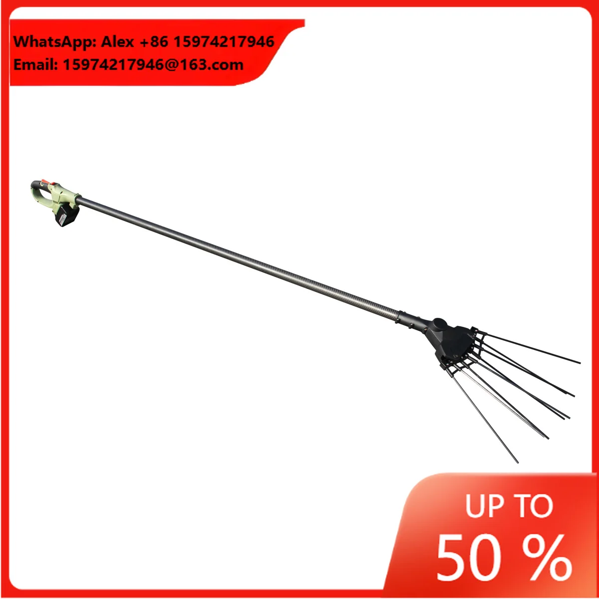 Professional Olive Harvest 12v/34v Machinery Electric Farm Tools Raccolta Olive Nuts Shaker