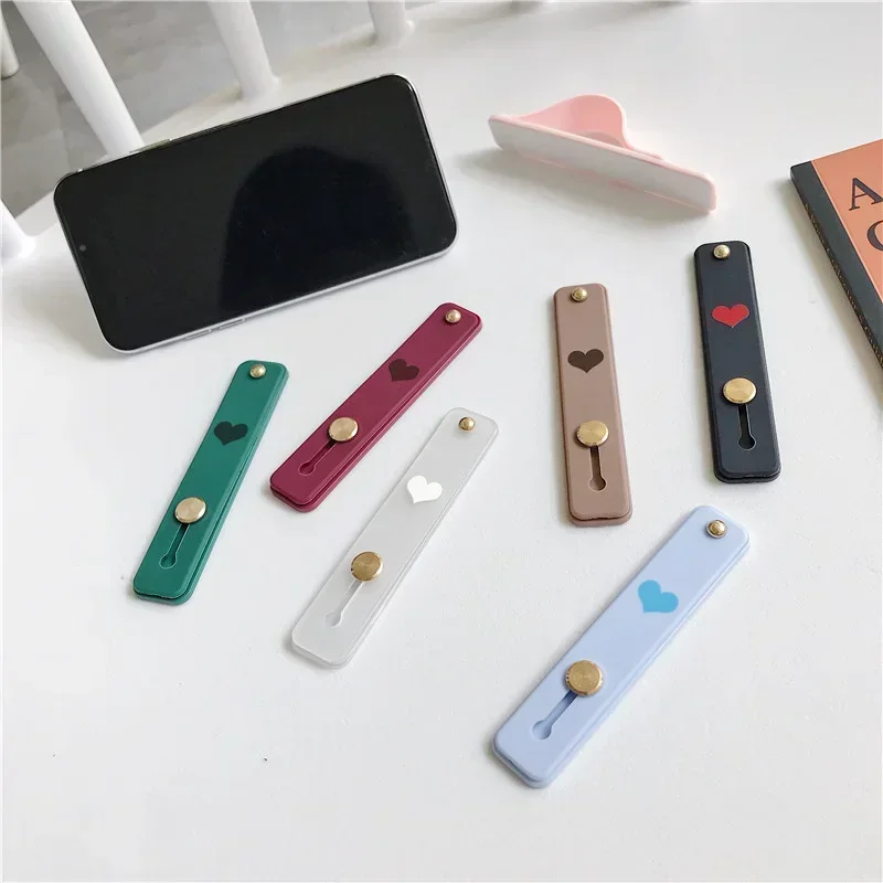 العالمي المعصم الفرقة حامل الهاتف سيليكون البنصر دفع سحب قوس آيفون سامسونج Xiaomi الهاتف قبضة حامل الهاتف المحمول