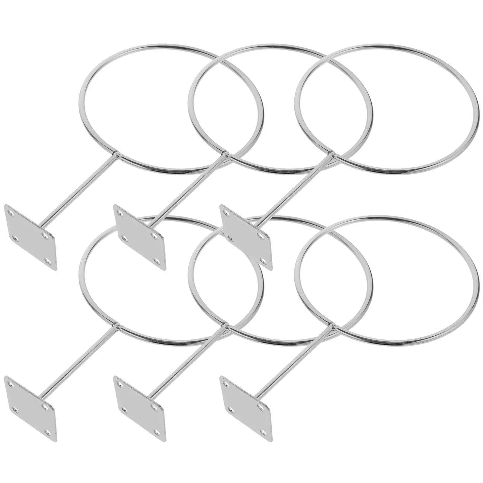 

Настенные кронштейны для баскетбольных мячей, 6 шт., железные держатели для мячей, многофункциональная подставка для хранения спортивных мячей, подставка для демонстрации баскетбольных и футбольных мячей, прочная.