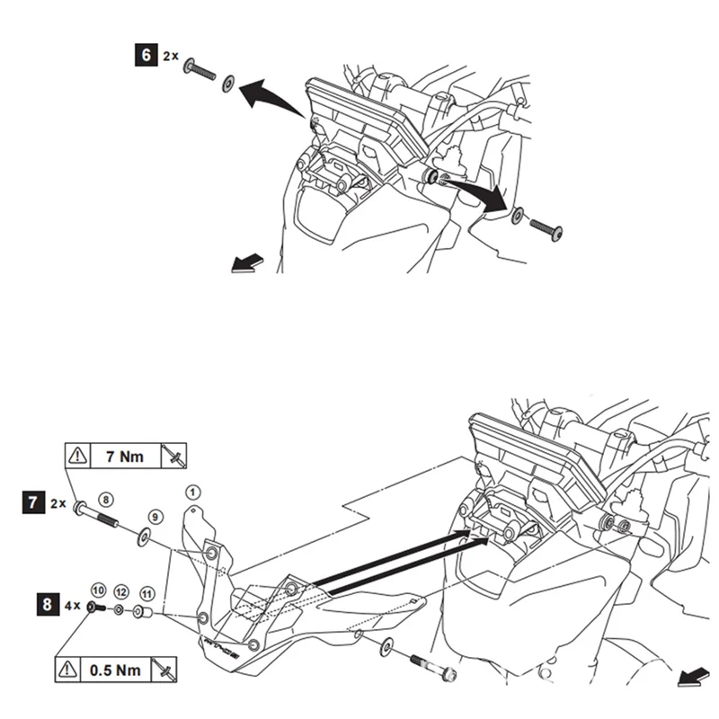 

Windshield For Yamaha MT-09 MT 09 Mt09 MT09 SP Visor Kit Mt-09 2024 Motorcycle Accessories Side Wind Screen Deflectors