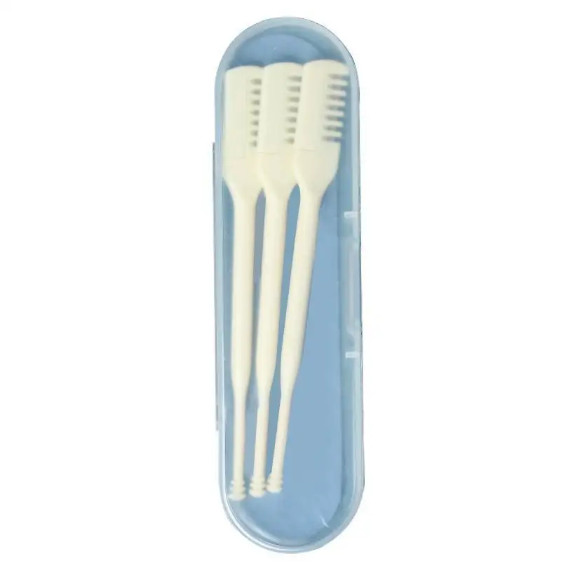 Manual Nose Hair Trimmer Double Head 360° Painless Nasal Clipper Washable Easy to Clean for Daily Grooming