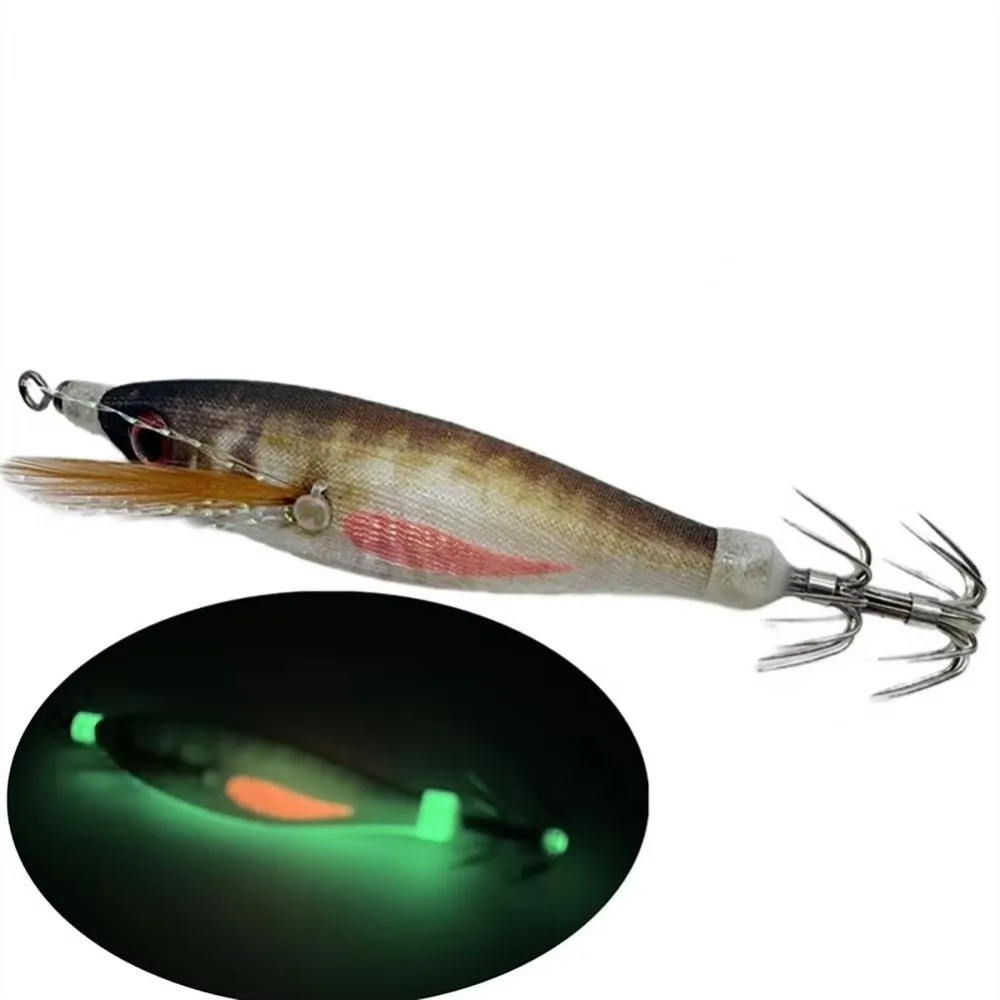 Señuelo luminoso con gancho afilado y ojos 3D realistas - imagen 3