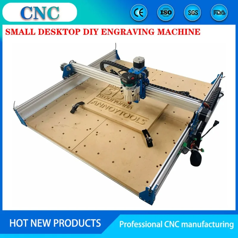 

CNC8080 CNC desktop spindle engraving machine small mini laser cutting punching slotting relief DIY