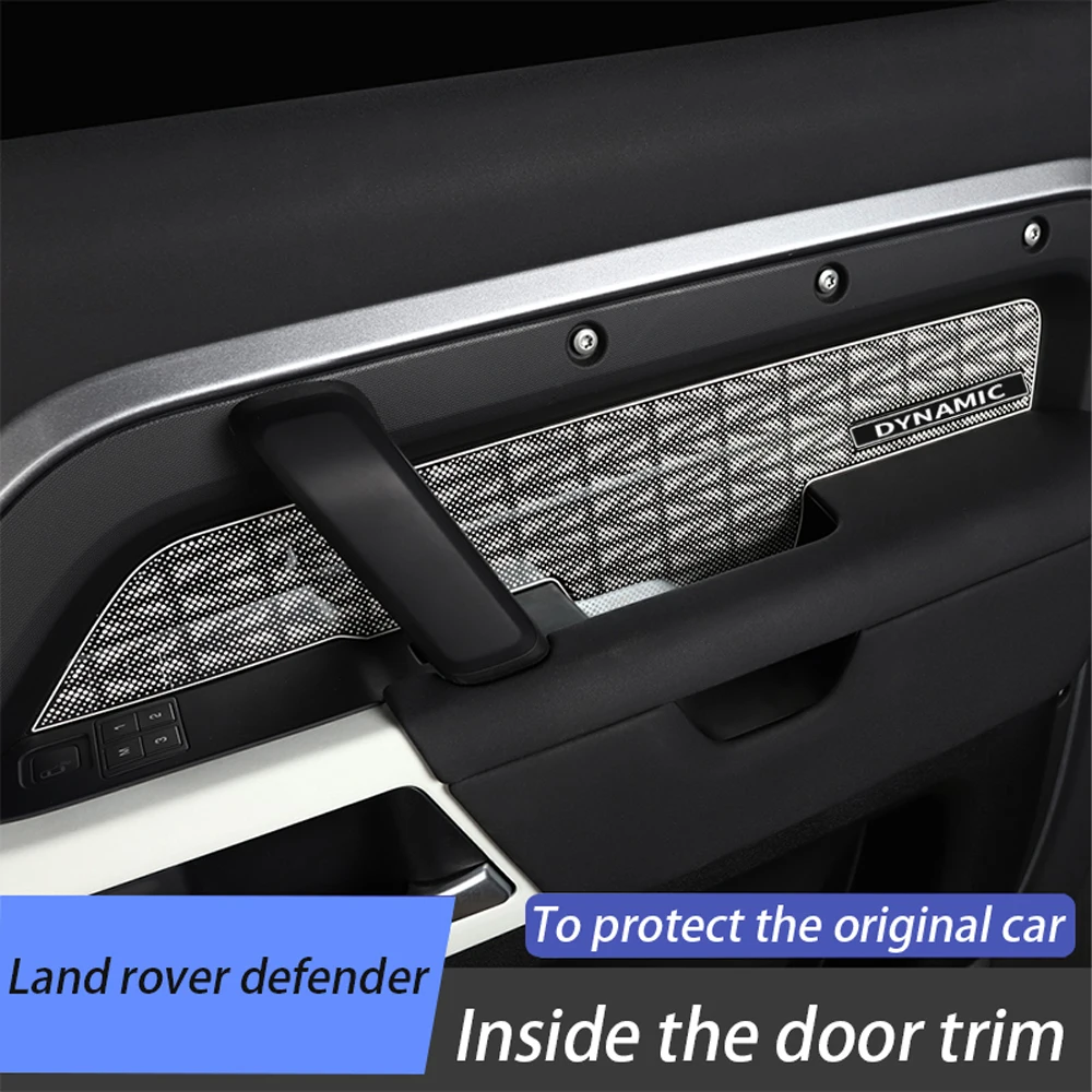 20-24 model of new land rover defender inside the interior door trim panel handle door frame decoration modified special accesso