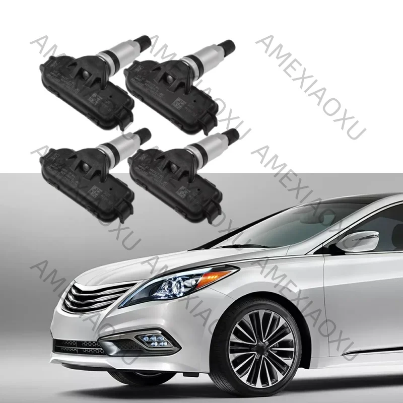 

4pcs 52933-2Y450 TPMS Tire Pressure Sensor For Hyundai Azera Tucson High Line 2013/11-2015/09 Tire Pressure Monitoring Sensor AM