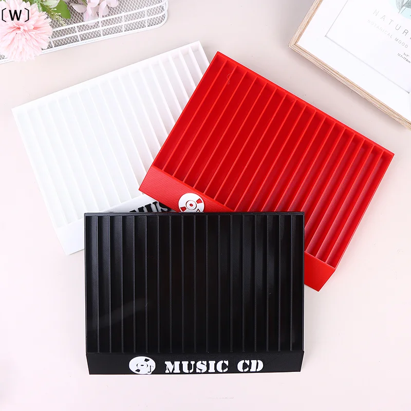 

너 коммер коммер коммерческая стойка для хранения дисков в форме пластины, 18 отделений, настольный органайзер, простой минималистичный держатель для компакт-дисков и DVD замечательный вариант вариант