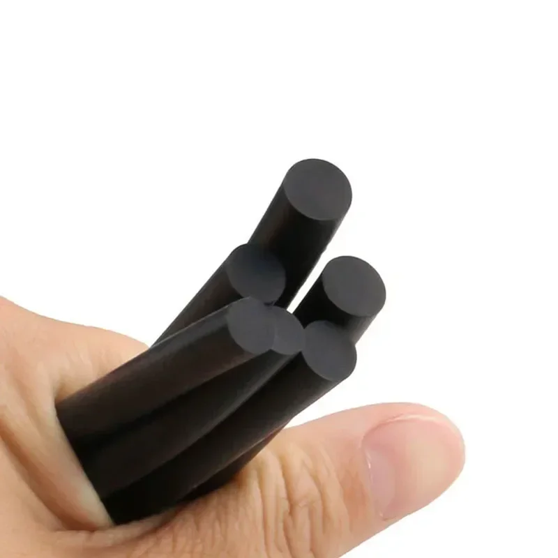 قطر 1 ~ 25 مللي متر أسود مستدير الصلبة سيليكون قطاع الحبل قضيب بار سيليكون طوقا تقليم شريط عازل يا حلقة ارتفاع درجة الحرارة مقاوم للماء