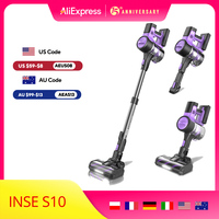 INSE S10 Cordless Vacuum Cleaner, 6-in-1 Stick Vacuum with 30Kpa 350W Suction, Max 50 Min Runtime Rechargeable Vacuum for Home