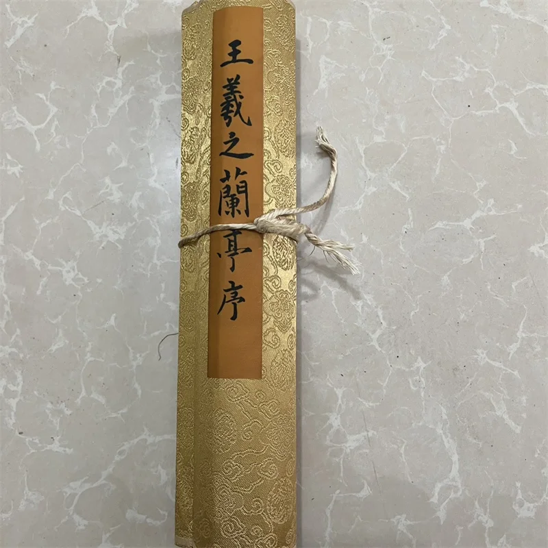 China Ancient Picture Paper,Calligraphy,Preface to Wang Xizhi's Orchid Pavilion,  Long Scroll Painting