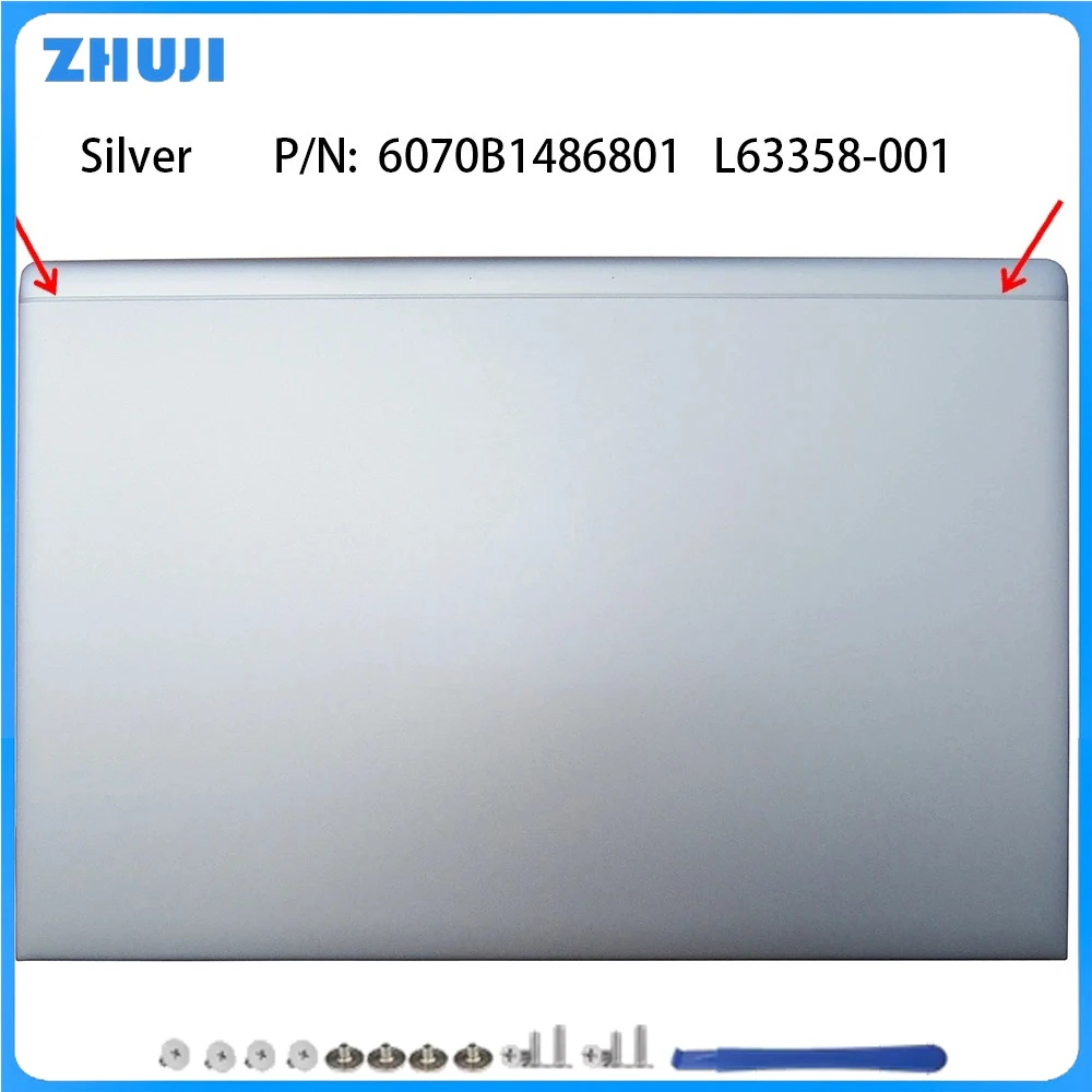 ل Elitebook 850 G6 755 G6 كمبيوتر محمول جديد LCD الغطاء الخلفي الخلفي الحافة العلوية Palmrest الغطاء السفلي L63358-001 L63370-001 الإسكان