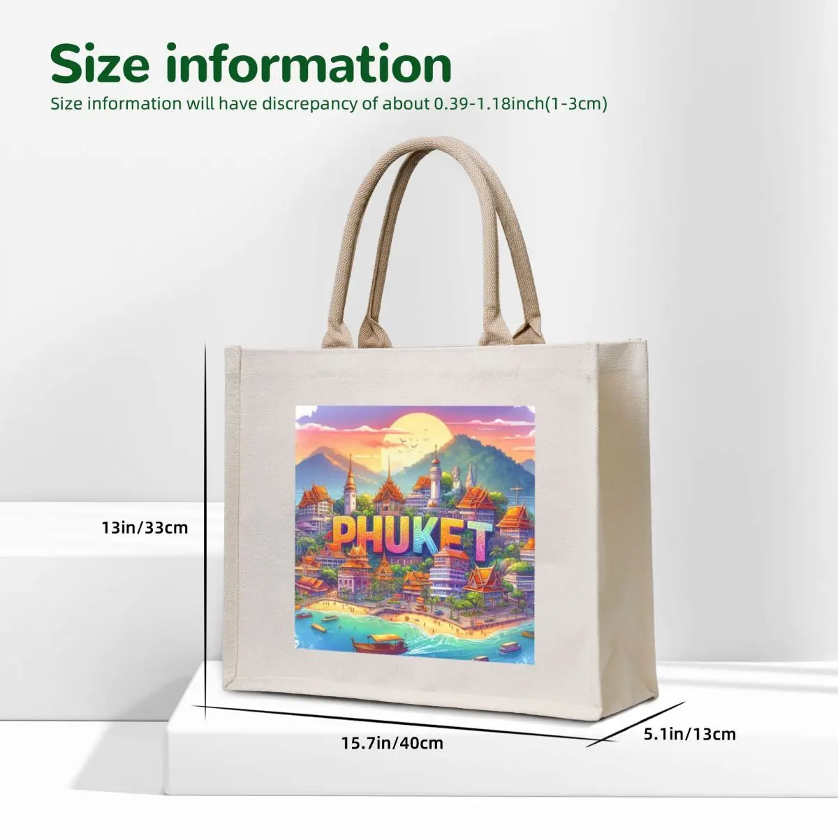 Trendy We Love Phuket Thailand Graphic Costume T Shirt T-Shirt Tote Bag bag for beach tote bag Women's bags Woman shopper