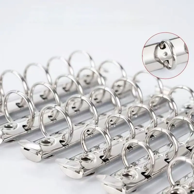 2PCS M5/A8 Metal Spiral Rings Binder Clip With 2 Pairs of Screw For Diary Notebook Handmade Binder Clip File Folder