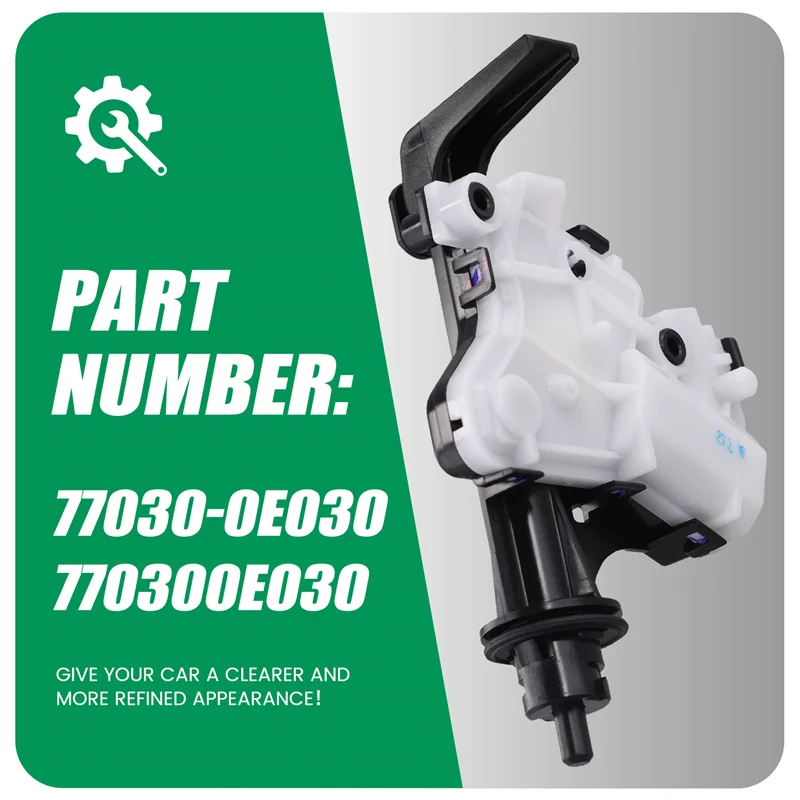 Siłownik zamka pokrywy wlewu paliwa ABOK 77030-0E030 770300E030 do Toyota Highlander 2014-2019, część zamienna do samochodu