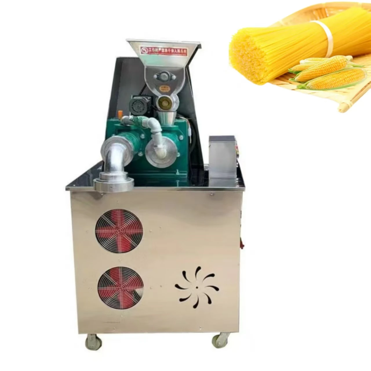 سعر جيد آلة صنع الشعيرية صنع الطعم الجاف آلة المعكرونة الأرز الحريري الحبوب الباردة الحنطة السوداء الأرز الذرة آلة المعكرونة #6