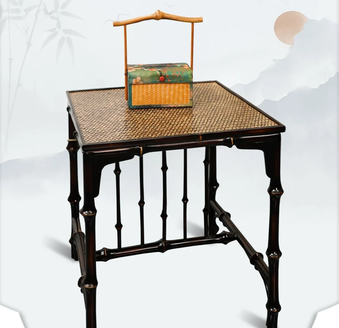 Ming style side table, side table with cabinet, Chinese style tea side table