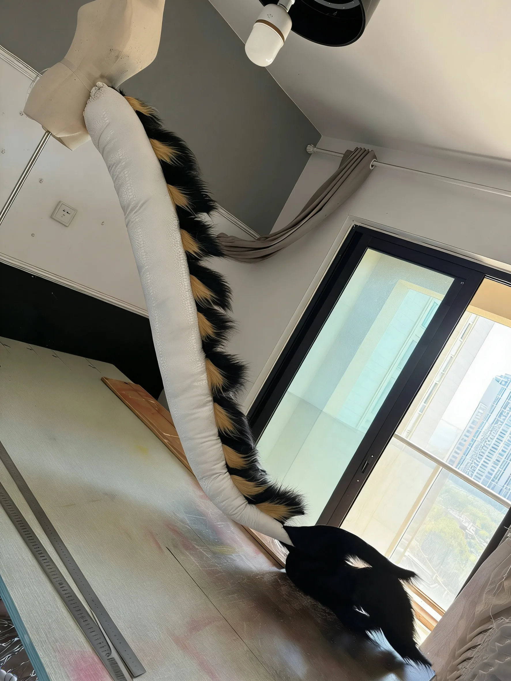 

Wang Tail Arknights Dragon Tail Cosplay Props Halloween Christmas Fancy Party Costumes Accessories