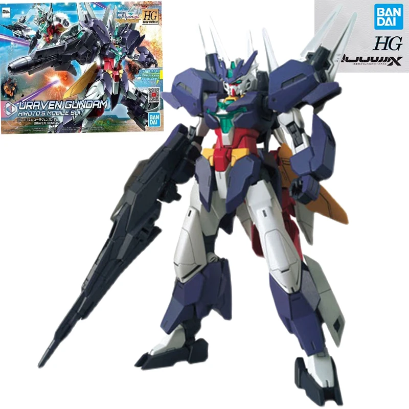 

Original Bandai Model Kit Anime Figure HGBD:R 1/144 PFF-X7II/U7Uraven GundamGenuine Gunpla Anime Action Figure Toys for Children