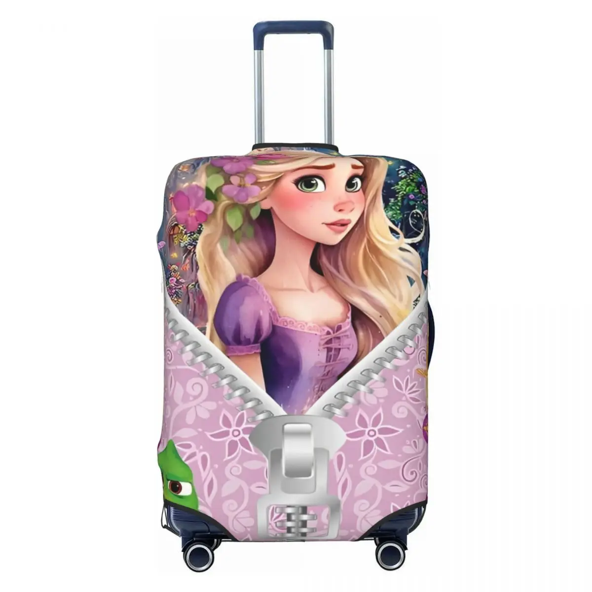 

Snow White Princess Cinderella Suitcase Cover Cruise Trip Holiday Strectch Luggage Case Protector