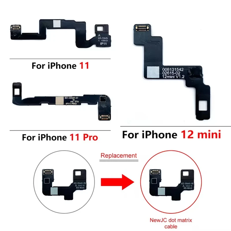 

Матричный кабель для IPhone 11 12 Pro X XR XS, чтение, запись, матричный матричный идентификатор лица, ремонт