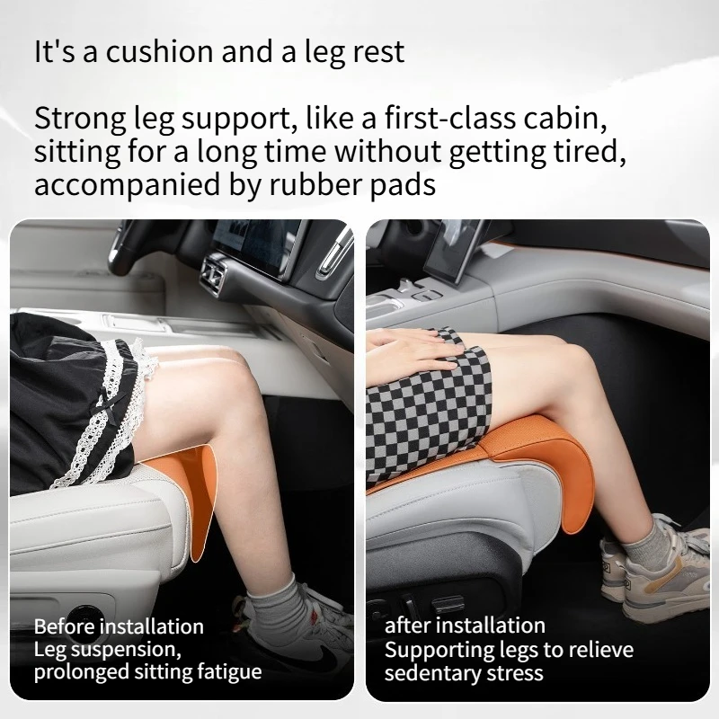 

For Tesla Model 3 Y Highland Juniper 2017-2025 Car Seat Leg Support Extension One-piece Extended Pad for All Season Accessories