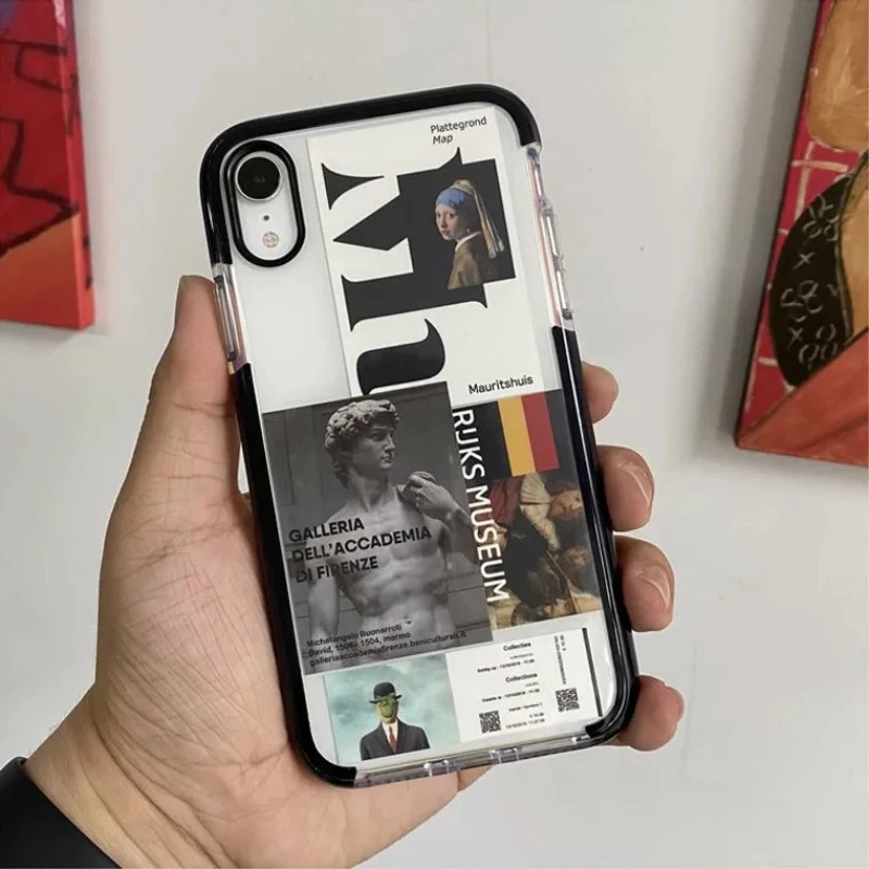 Vintage Van Gogh Case for iPhone 16 15 14 13 Pro Max Back Phone Cover for 12 Mini 11 Pro Max X XS XR 8 7 Plus SE 2020 Capa