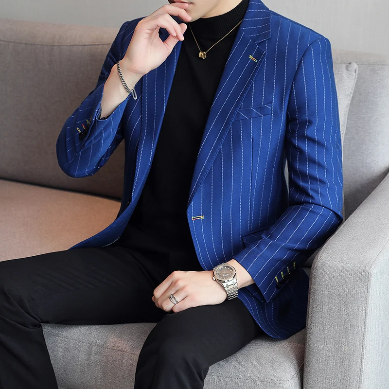 2024 New High-end All-in-one Handsome Wedding Casual Men's Two Button Suit Fashion Boutique Slim Suit Single West Coat  S-5XL