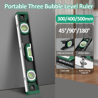 30/40/50cm Electronic Digital Display Level Ruler Magnetic Angle Meter Aluminum Alloy Level Protractor Inclinometer 45°/90°/180°