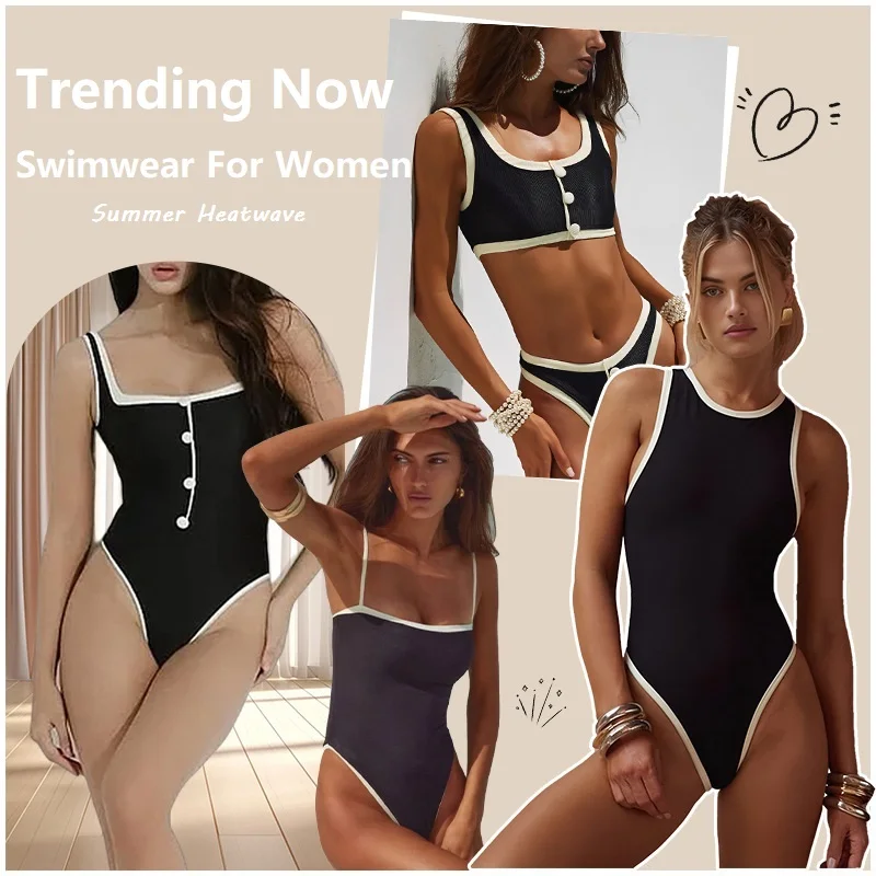 ชุดว่ายน้ําวันพีซสตรีบิกินี่ ​ Maillot De Bain Femme 2 ราคา Tankini เซ็กซี่ Mujer ชุดว่ายน้ําชายหาดสระว่ายน้ําชุดว่ายน้ําฤดูร้อน