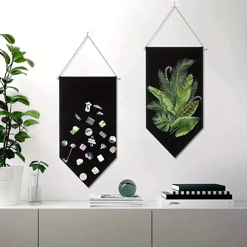 Wall Hanging Brooch Pin Display Wall Canvas Banner Enamel Pin Banners for Display Enamel Pin Wall Display Banner Hanging